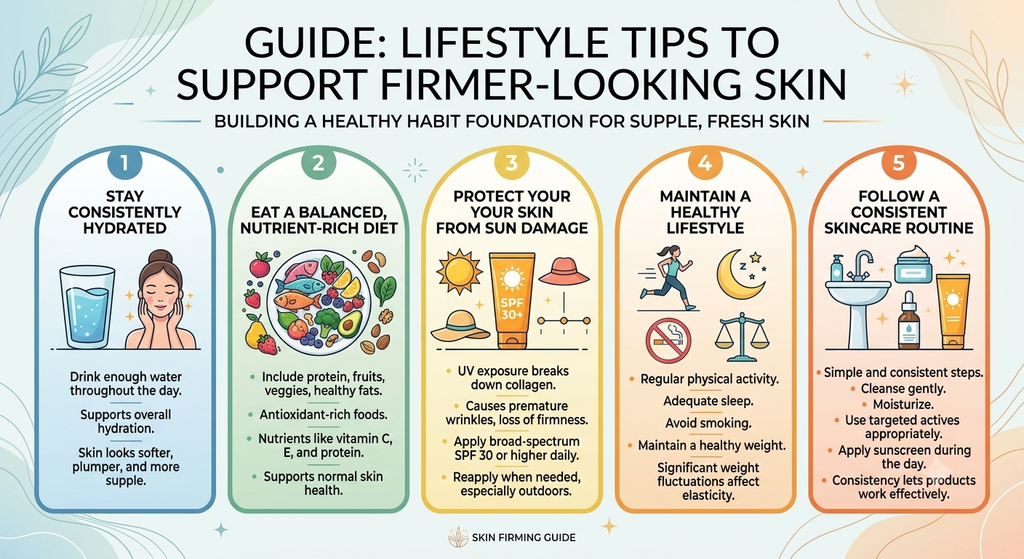 Lifestyle Tips To Support Firmer-Looking Skin